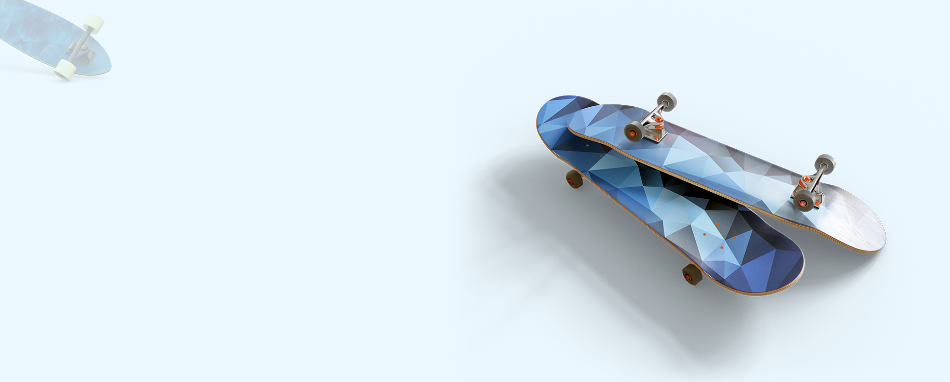 Blue Skateboard