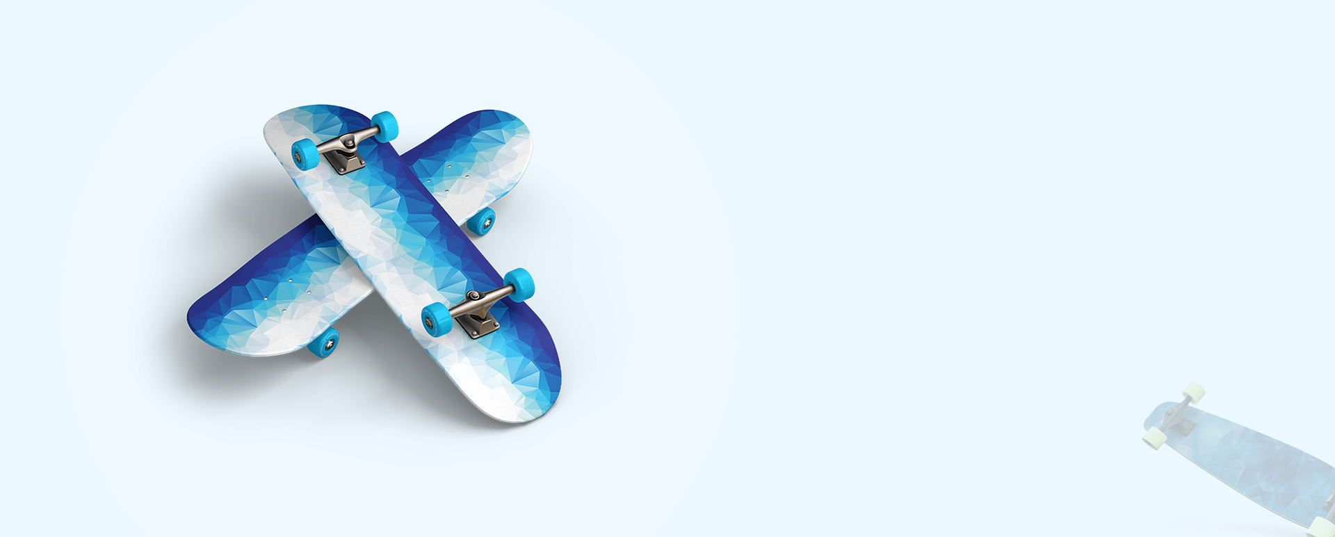 Blue Skateboard